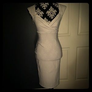 Re-listed: Pinup Girl Clothing White Erin Wiggle Dress